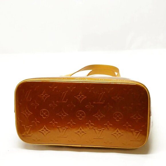 Louis Vuitton LV Hand Bag Houston Brown Vernis 360-053025 - Picture 5 of 13